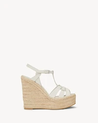 TRIBUTE espadrilles wedge smooth leather