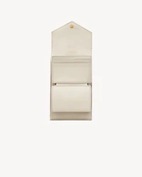CASSANDRE MATELASSÉ MULTI-FOLDED WALLET IN GRAIN DE POUDRE LEATHER