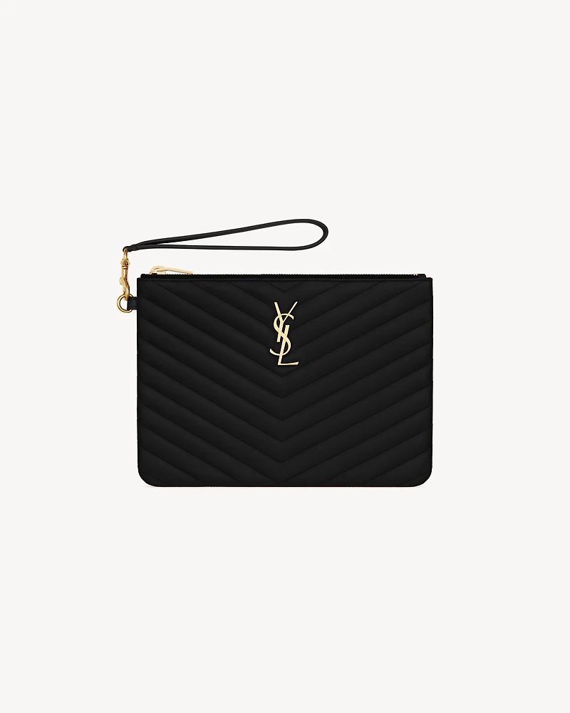 CASSANDRE MATELASSÉ A5 POUCH IN LEATHER