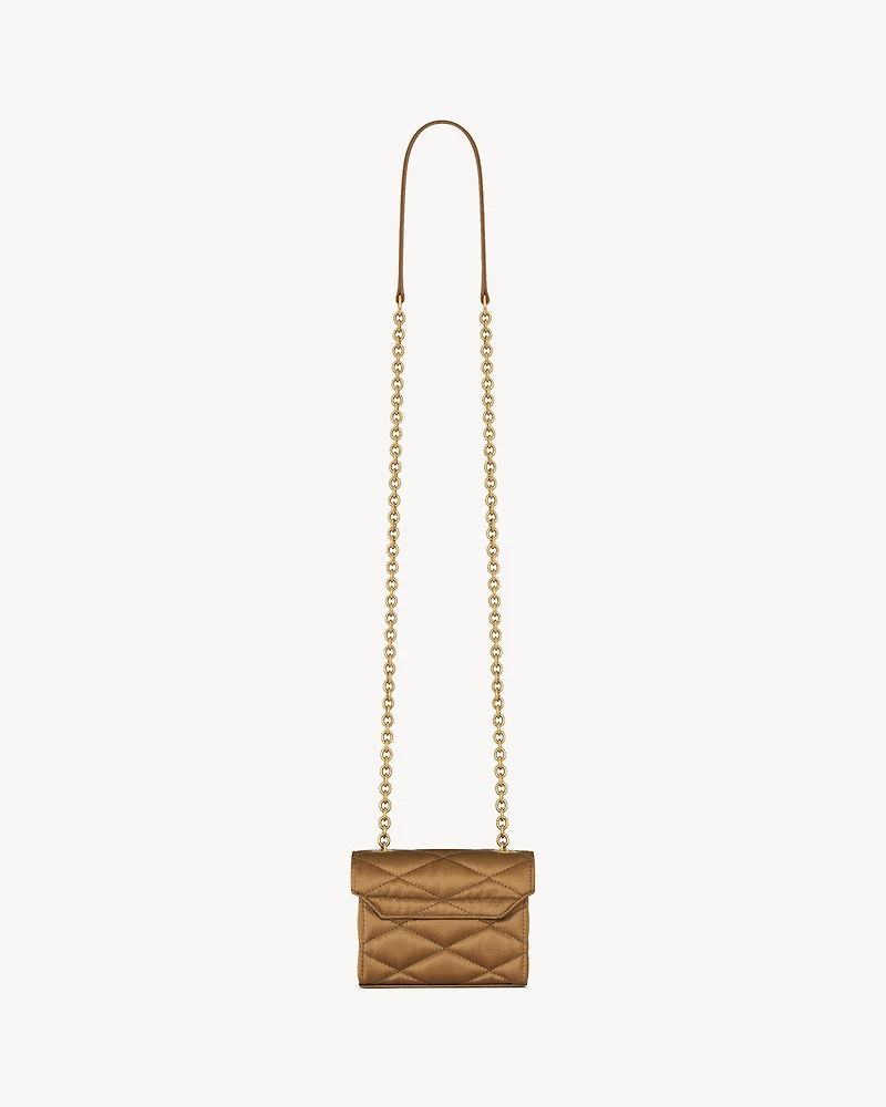 JUNE micro box bag in satin