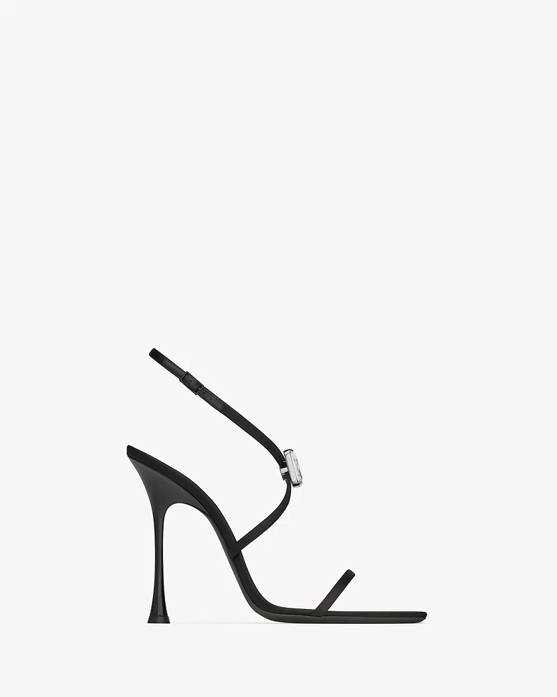 HARLOW sandals satin crepe and crystals