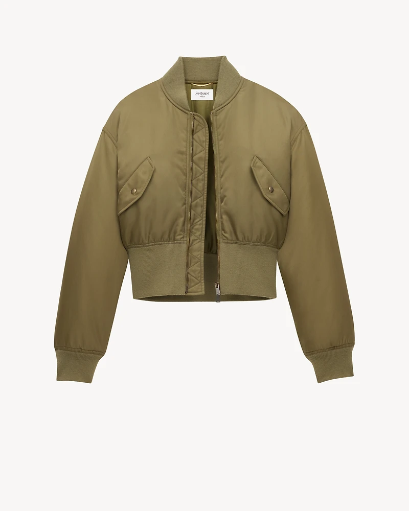 bomber jacket nylon