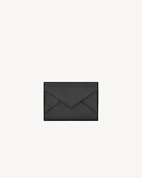 LETTER passport case in leather