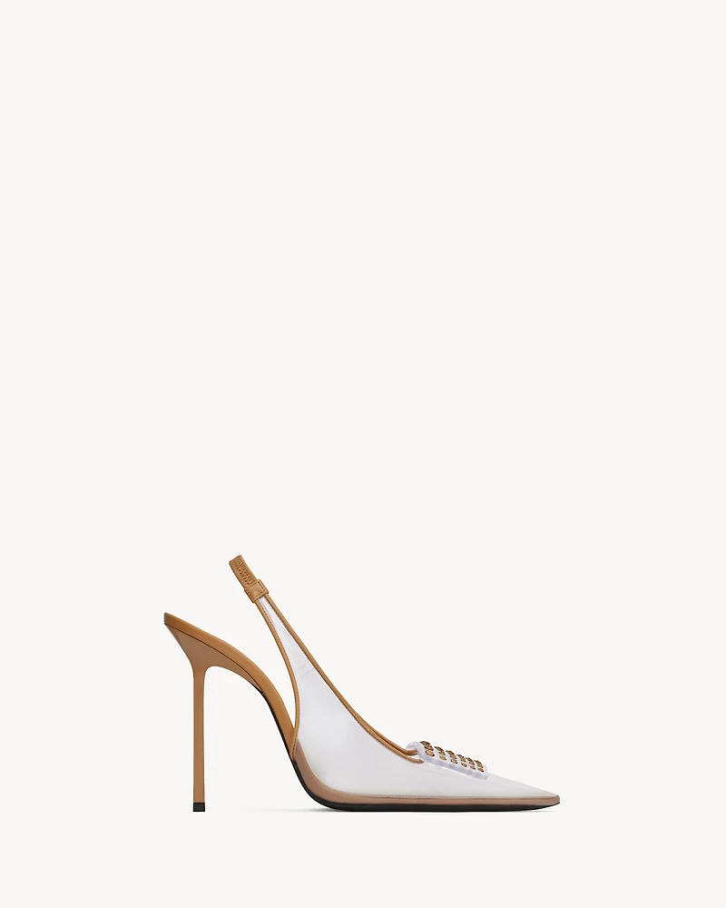 JIVE slingback pumps TPU and rhinestones