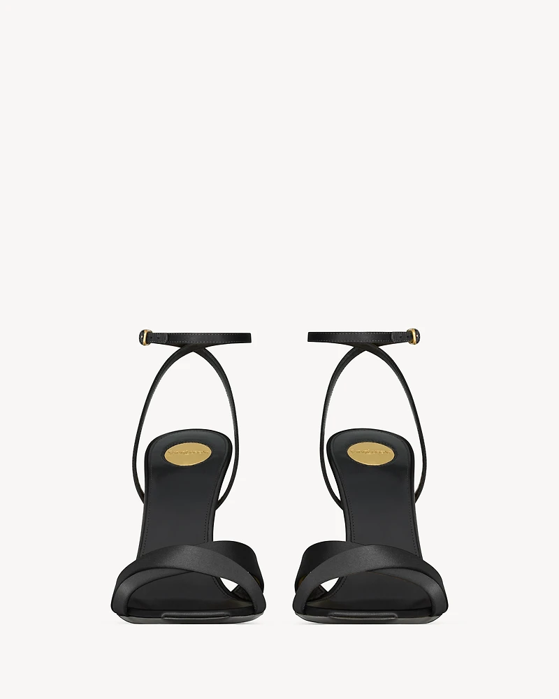 LUCIENNE wedges satin crepe