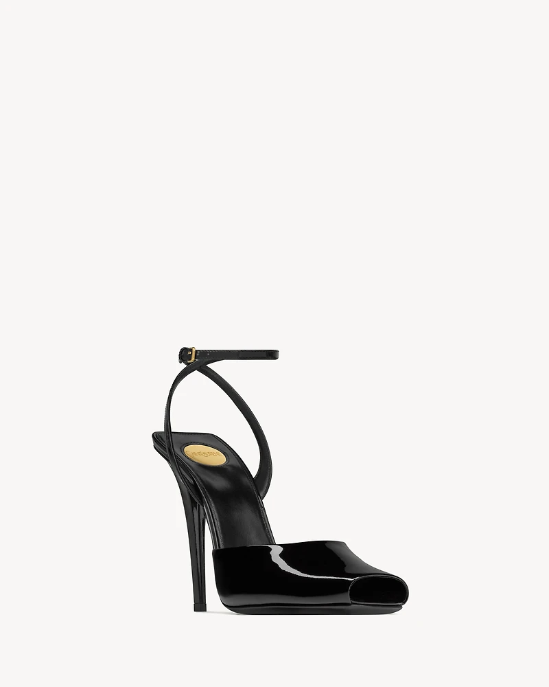 LA SCANDALE sandals patent leather