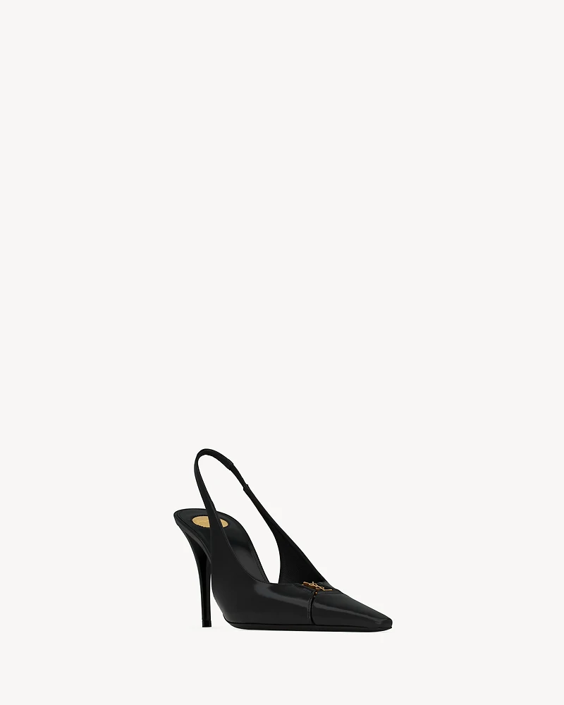 BABYLONE BRETEUIL slingback pumps smooth leather