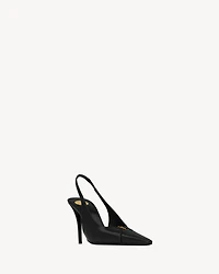 BABYLONE BRETEUIL slingback pumps smooth leather