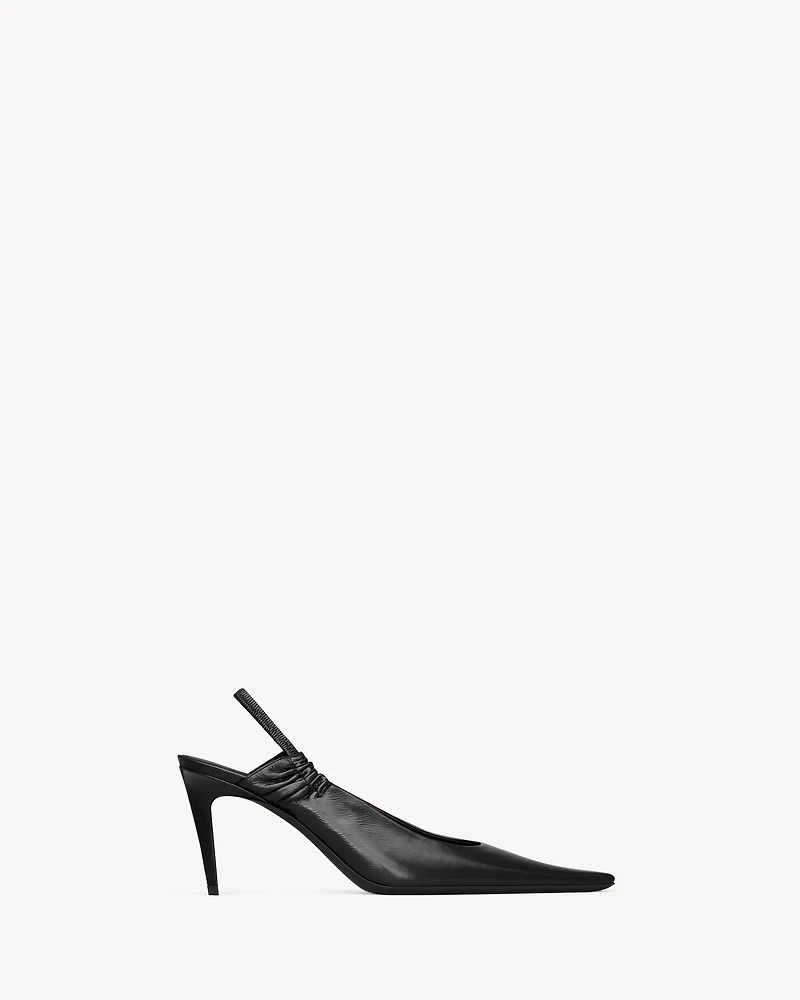 ANNE-MARIE slingback pumps smooth leather