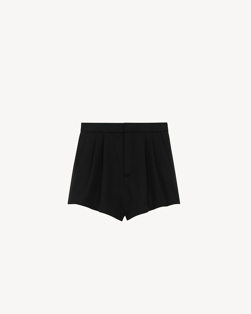 Tuxedo shorts grain de poudre