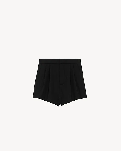 Tuxedo shorts grain de poudre