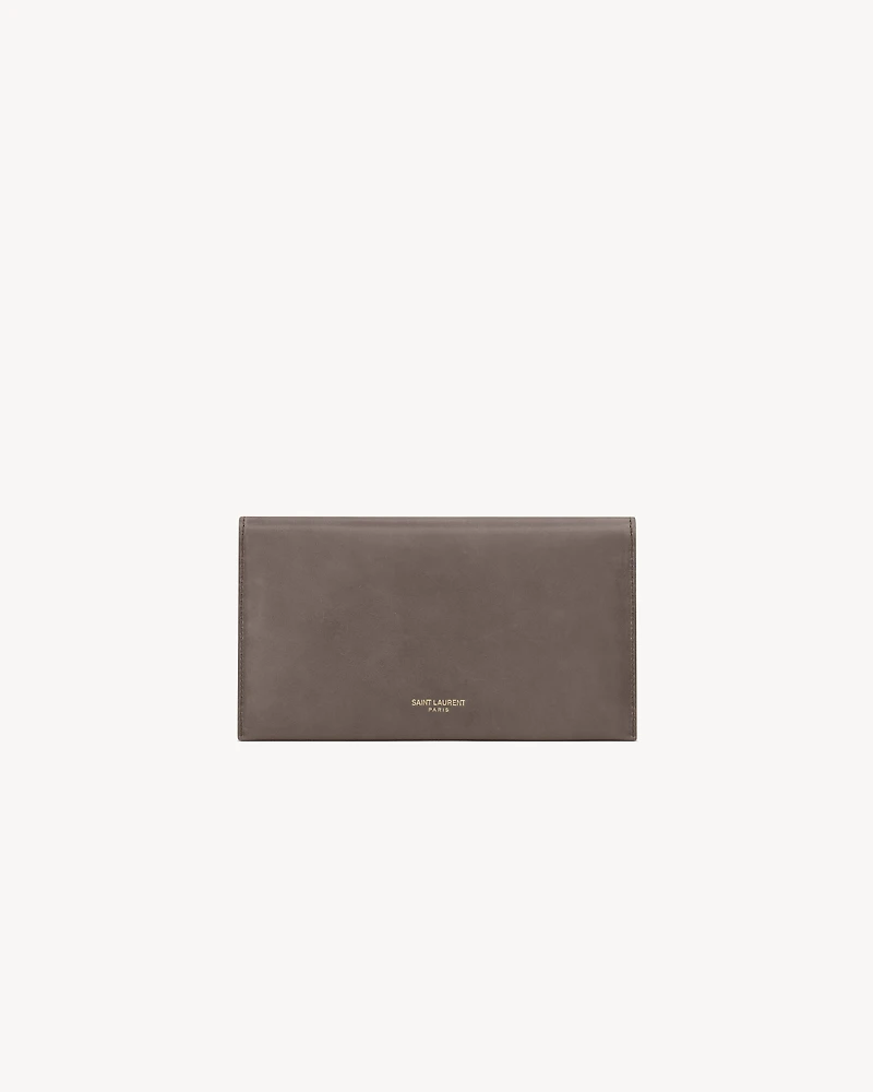 LETTER large wallet in leather