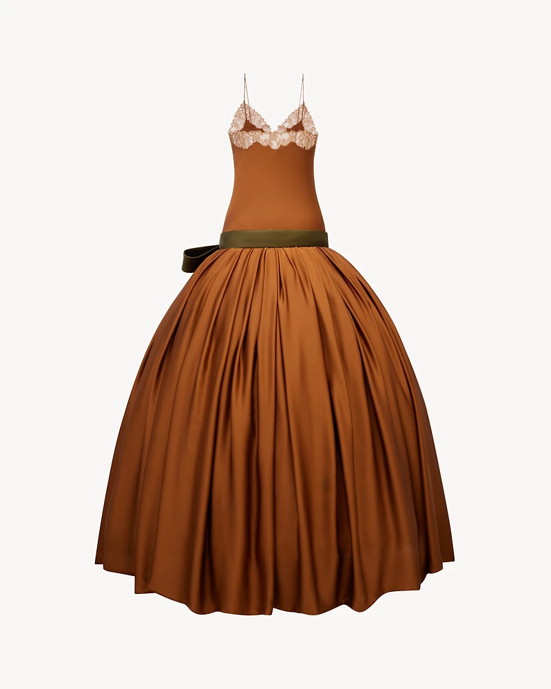 slip bell dress silk charmeuse