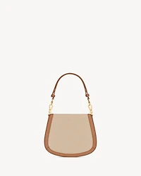 Mini VOLTAIRE top handle bag in canvas