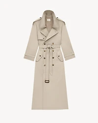 trench coat cotton twill