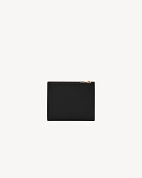 UPTOWN Compact wallet in grain de poudre leather