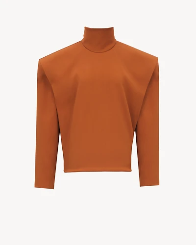 boxy top satin