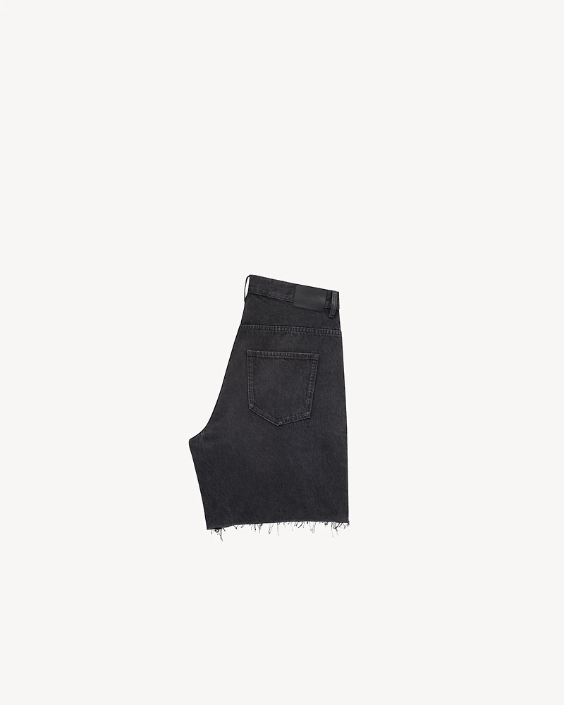 bermuda shorts black vendôme denim
