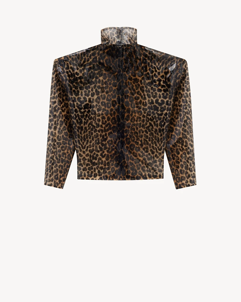 boxy top leopard silicone