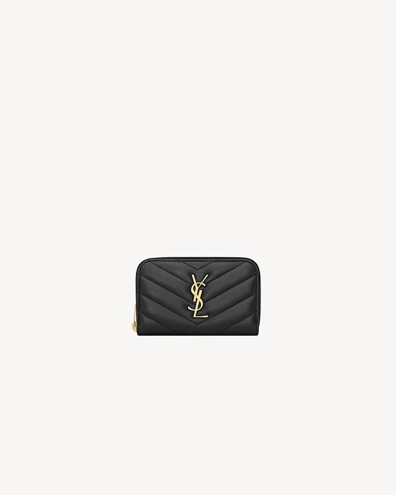 CASSANDRE MATELASSÉ coin card wallet in lambskin
