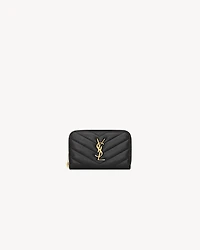 CASSANDRE MATELASSÉ coin card wallet in lambskin