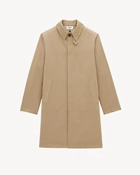 Coat cotton gabardine