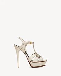 tribute sandals metallic leather