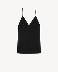 tank top silk georgette