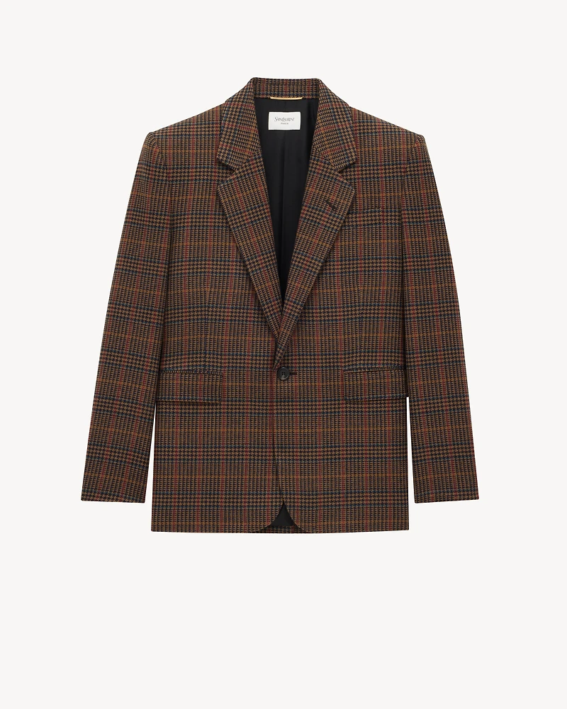 jacket wool check