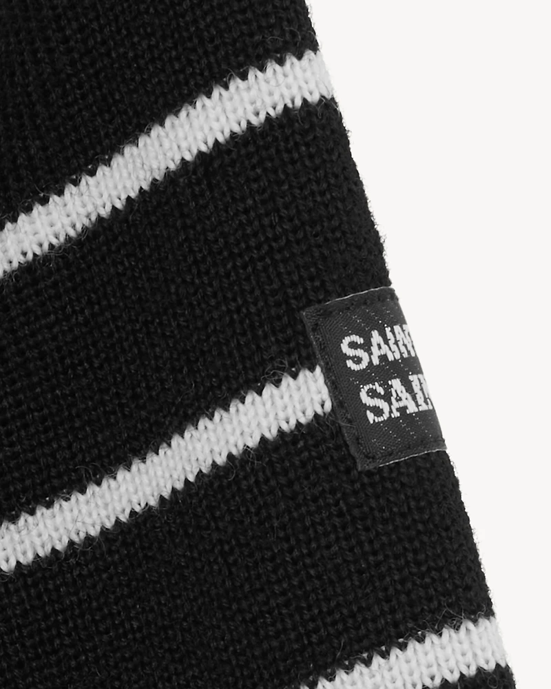 SAINT JAMES CROPPED SWEATER WOOL