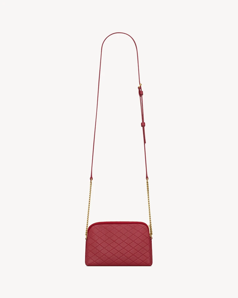 GABY zipped pouch in lambskin