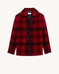tartan jacket velvet