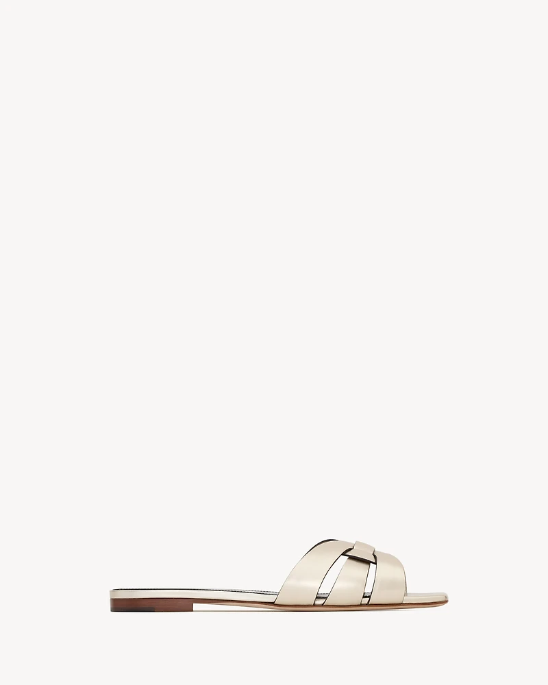 TRIBUTE mules metallic leather