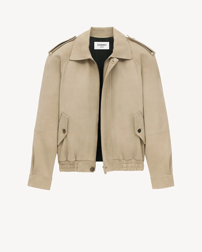 bomber jacket nubuck