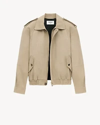 bomber jacket nubuck