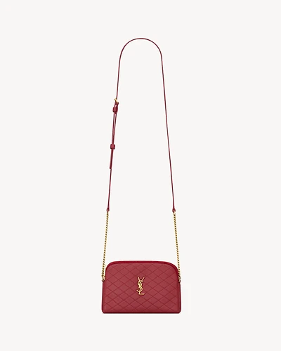 GABY zipped pouch in lambskin