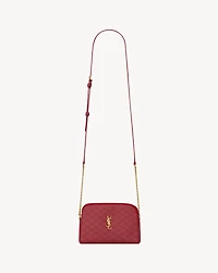 GABY zipped pouch in lambskin