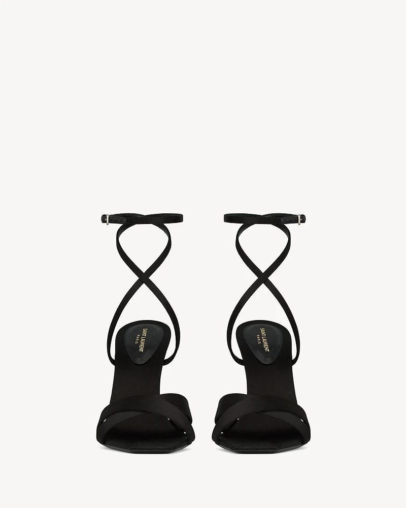 CORINNE sandals satin crepe