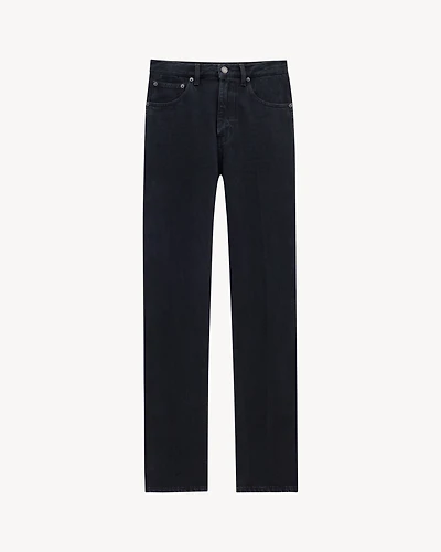 Straight Jeans Carbon Black Denim