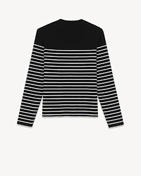 SAINT JAMES STRIPED SWEATER WOOL