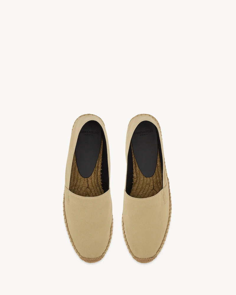 espadrilles cotton gabardine