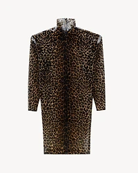 boxy dress leopard silicone