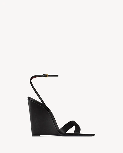 BIBI wedges satin crepe