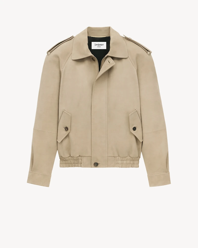 bomber jacket nubuck