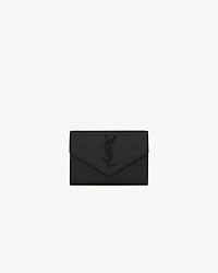 CASSANDRE MATELASSÉ small envelope wallet in grain de poudre leather