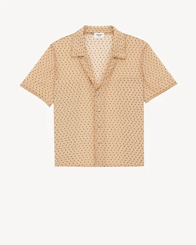 pajama set dotted silk chiffon