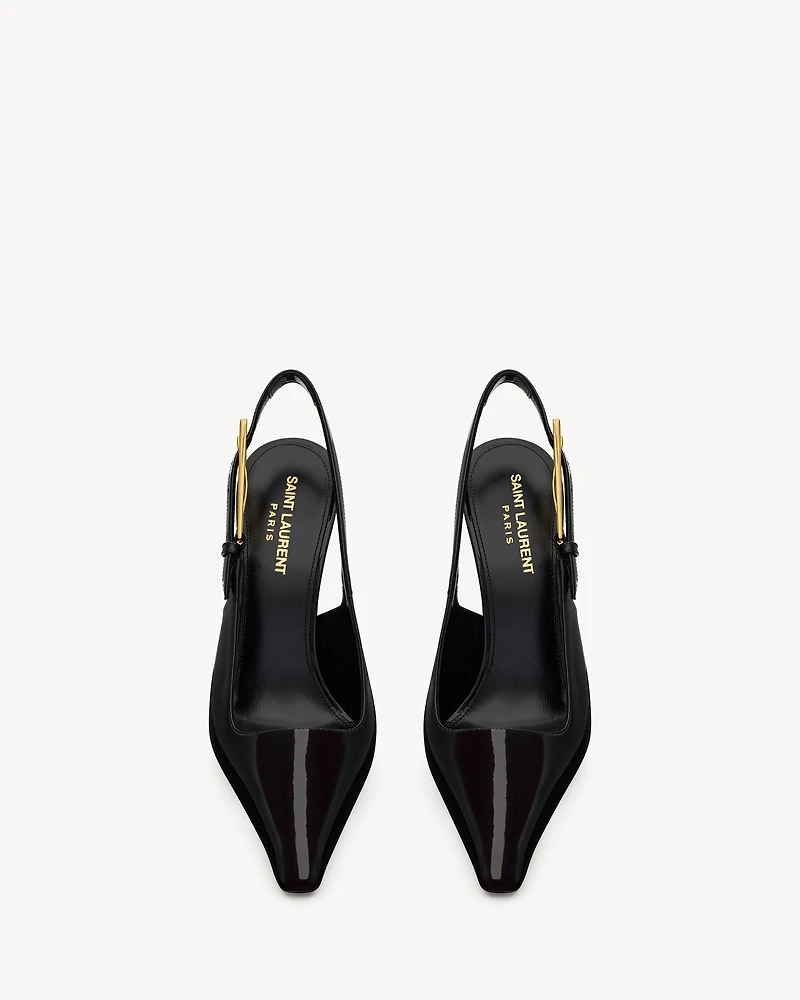LEE slingback pumps patent leather