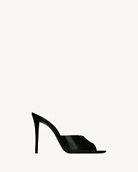 GOLDIE mules glazed leather