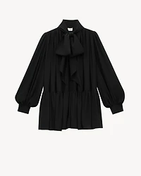 lavallière dress silk crepe de chine