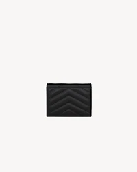 CASSANDRE MATELASSÉ FLAP CARD CASE IN LAMBSKIN